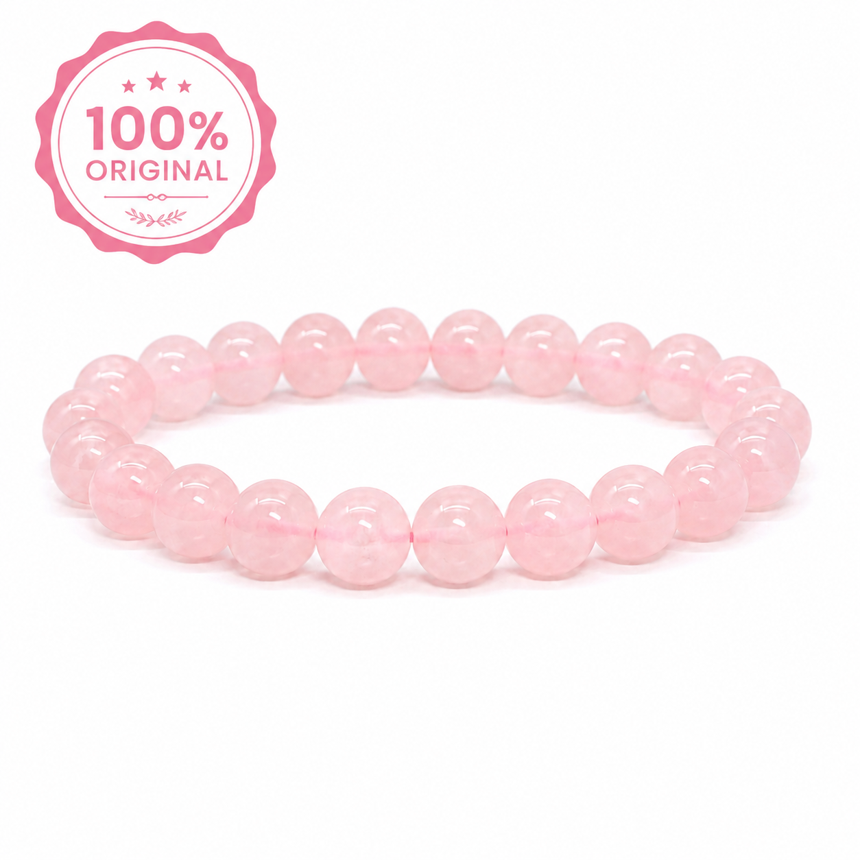 Natural Rose Quartz Bracelet – Love, Healing & Emotional Balance