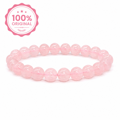Natural Rose Quartz Bracelet – Love, Healing & Emotional Balance