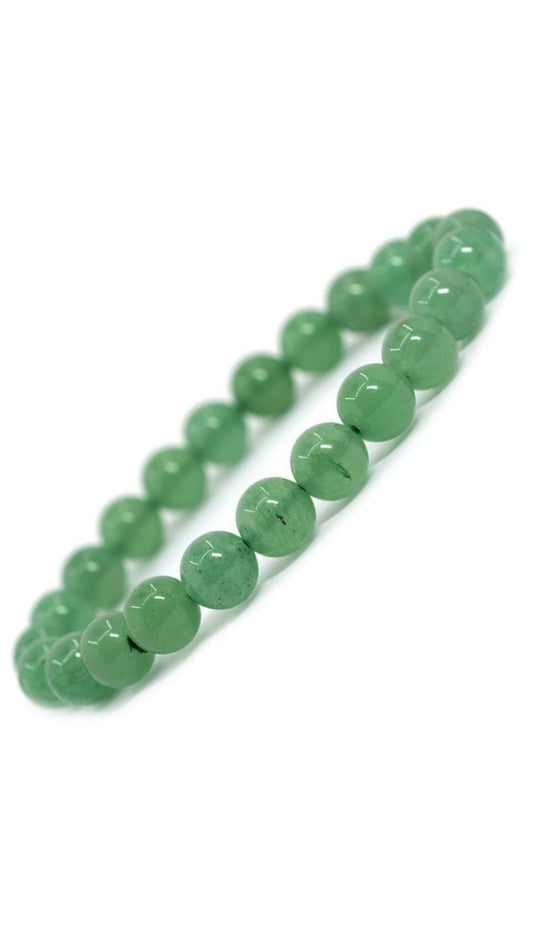 Natural Green Aventurine Bracelet – Luck, Growth & Opportunity