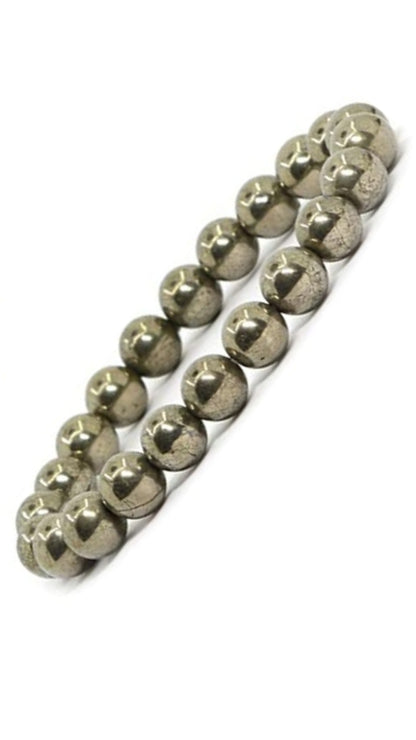 Natural Pyrite Bracelet – Wealth, Strength & Protection