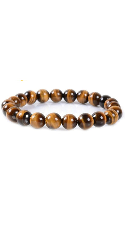 Natural Yellow Tiger Eye Bracelet – Confidence, Protection & Success